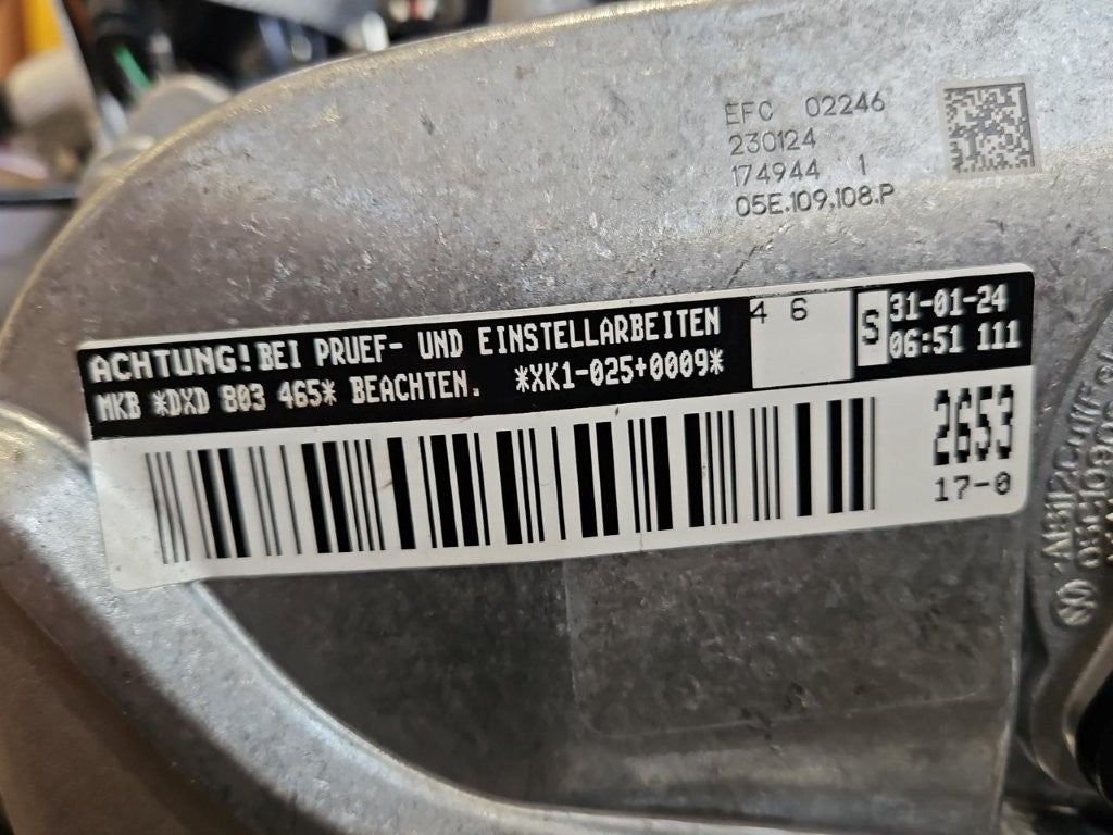 Engine complete NEW Volkswagen T-Roc 1.5 TSI - AUDI Q3 1.5 TSI ENG.DXDB